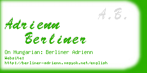 adrienn berliner business card